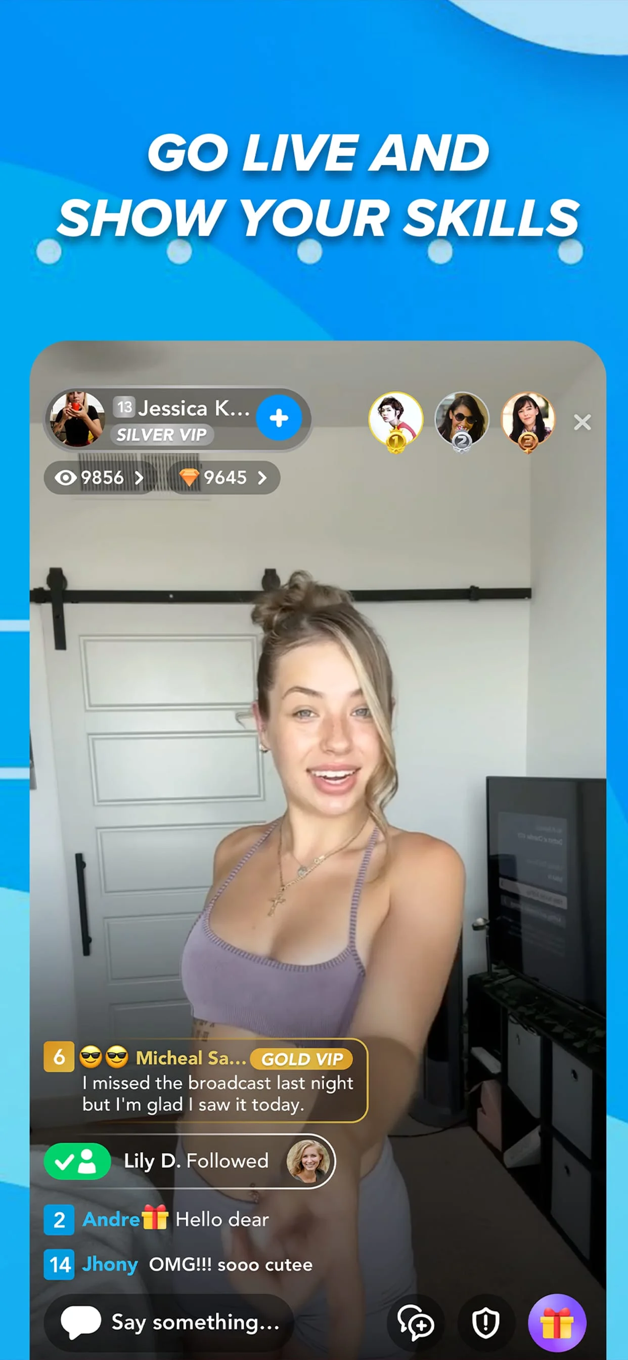 SuperLive- Live Stream & Chat Screenshot 1