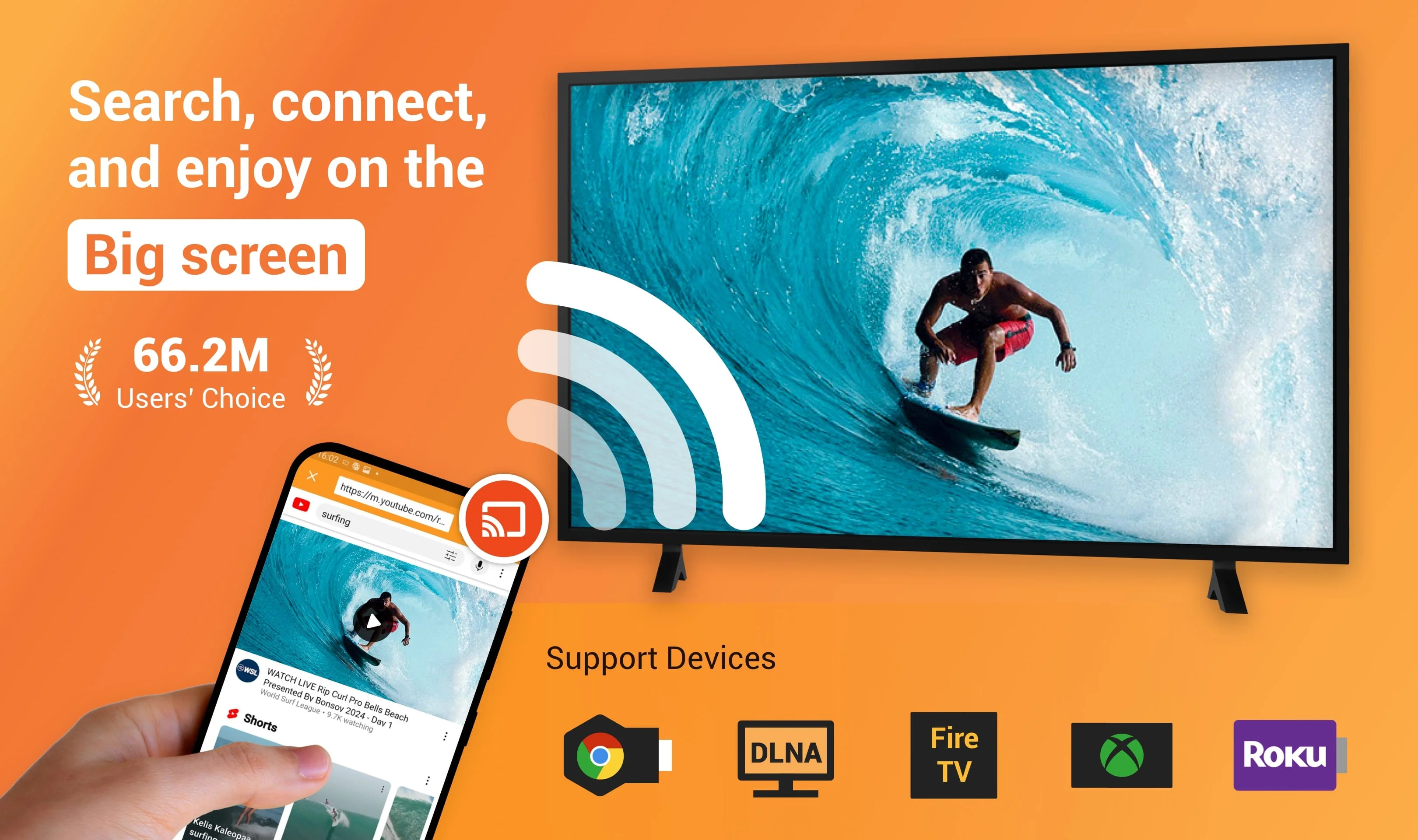 Cast to TV, Chromecast & Roku Screenshot 1