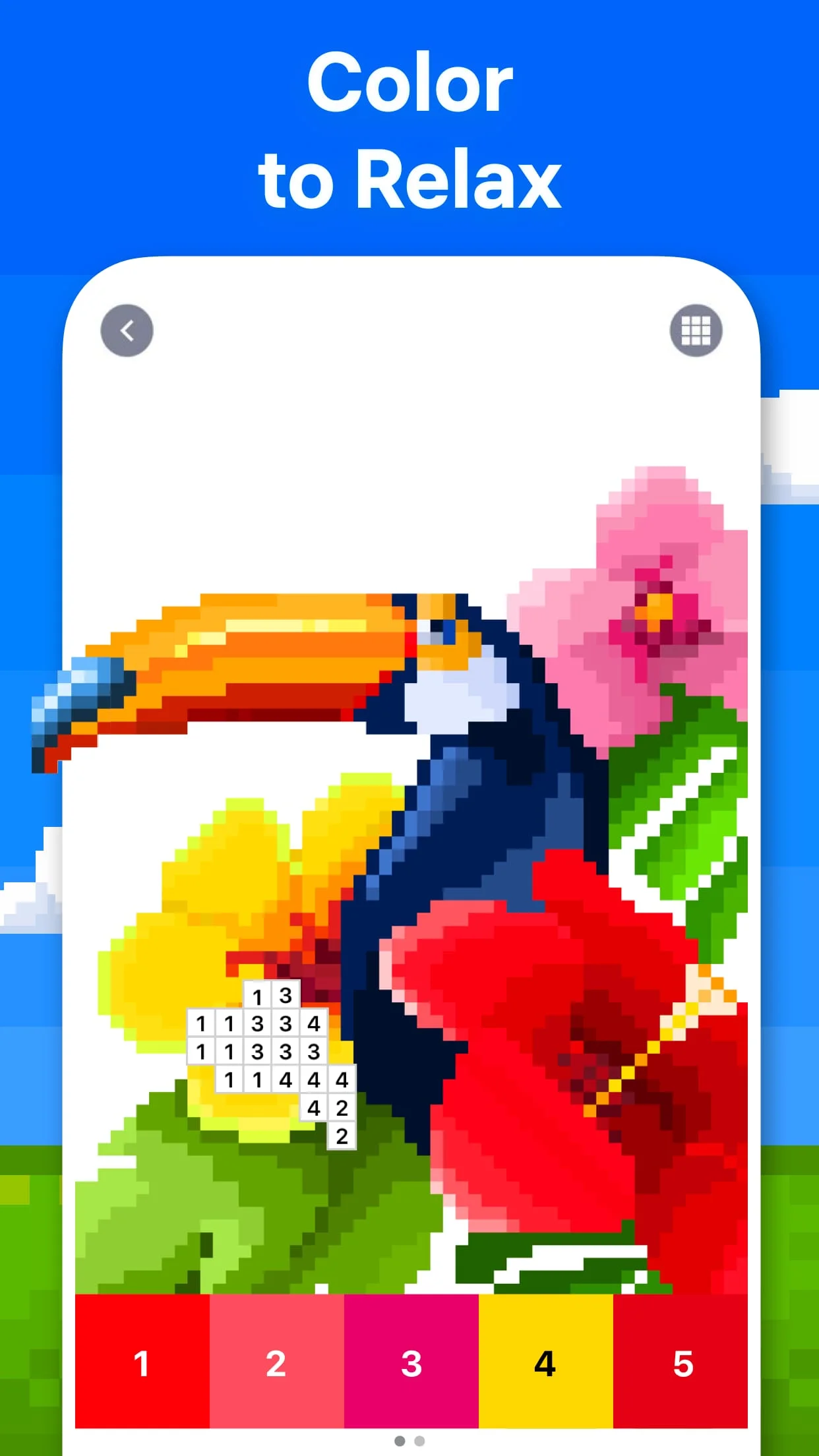 Pixel Art - Color by Number Screenshot 1