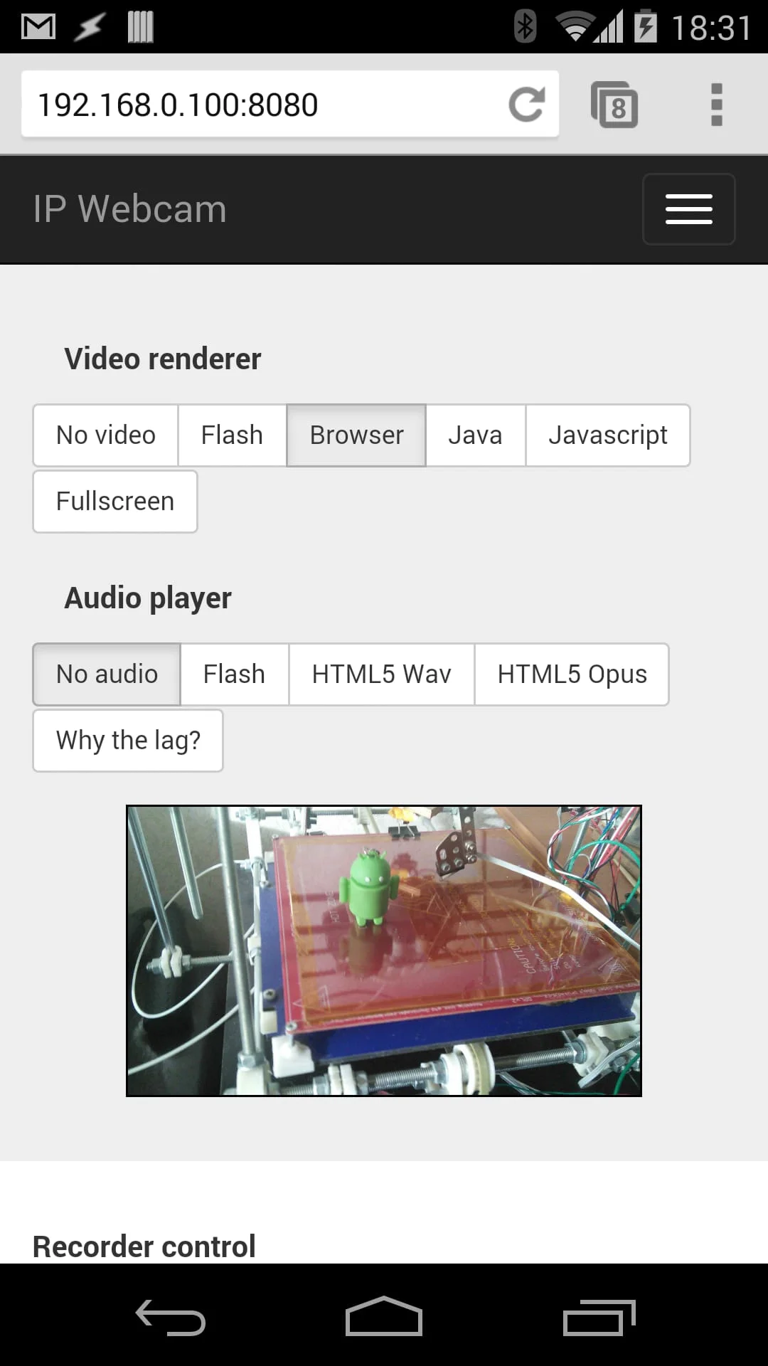 IP Webcam Screenshot 3
