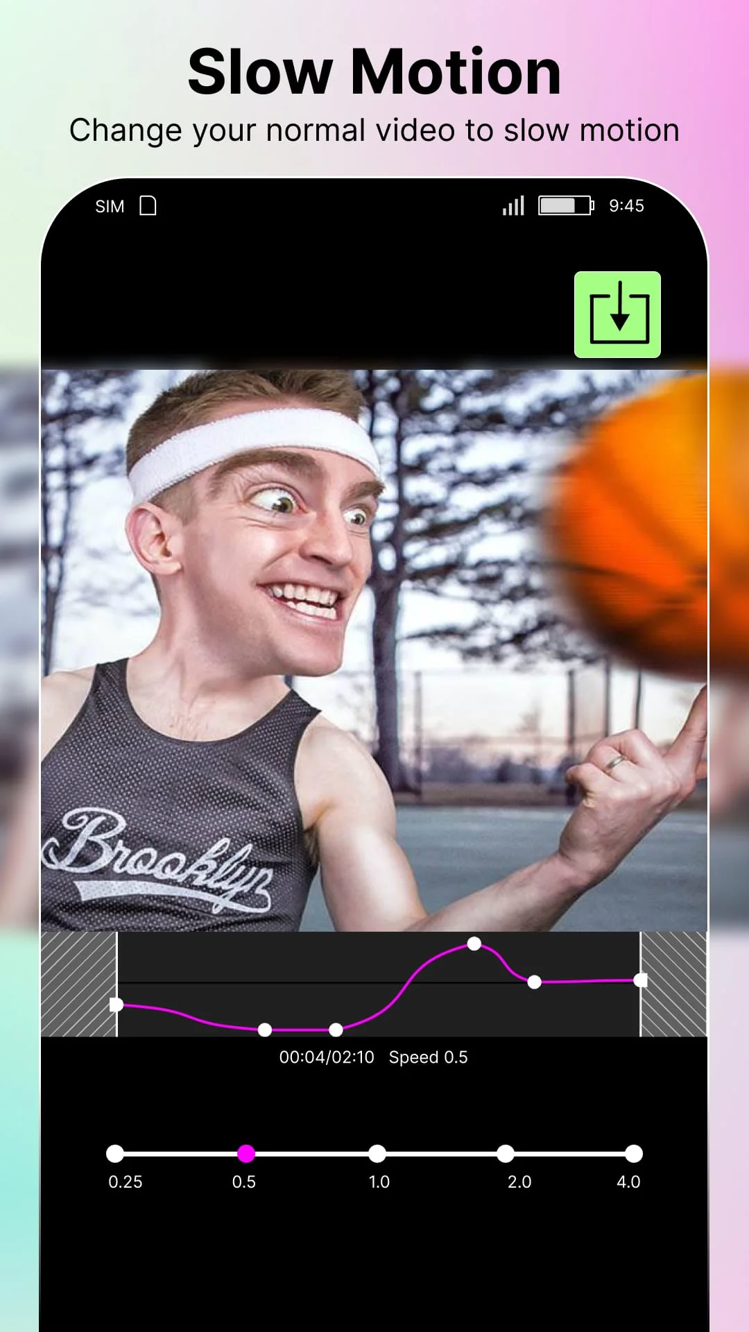 Slow motion video fast&slow mo Screenshot 1