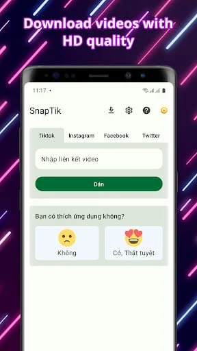 SnapTick - Download Video TT Screenshot 1