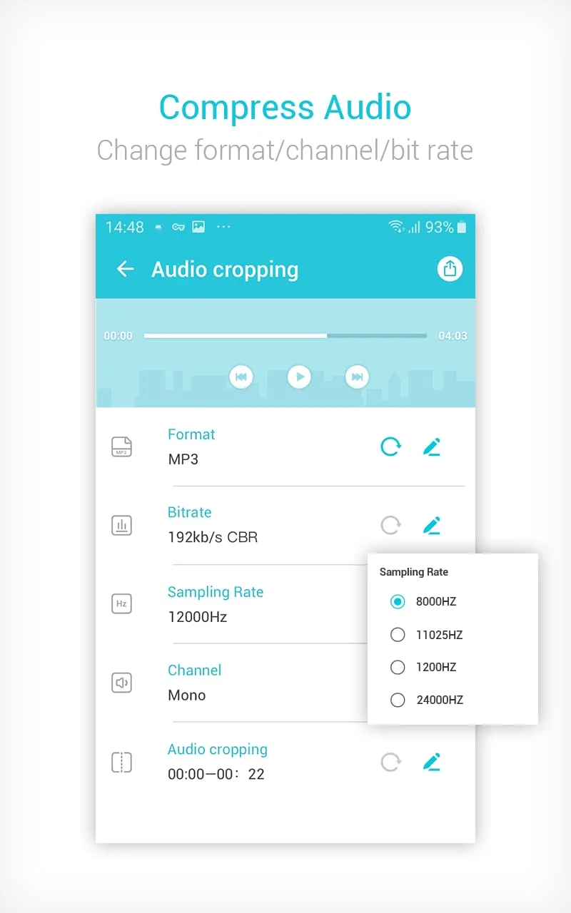 Video Compressor Mp3 Converter Screenshot 4