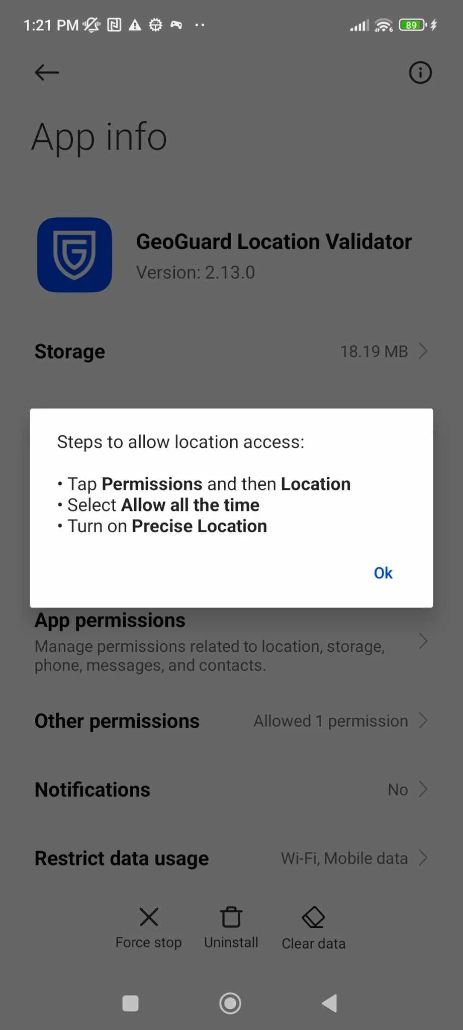 GeoGuard Location Validator Screenshot 3
