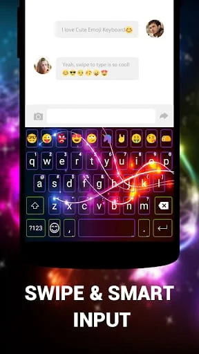 Emoji Keyboard Cute Emoticons Screenshot 4