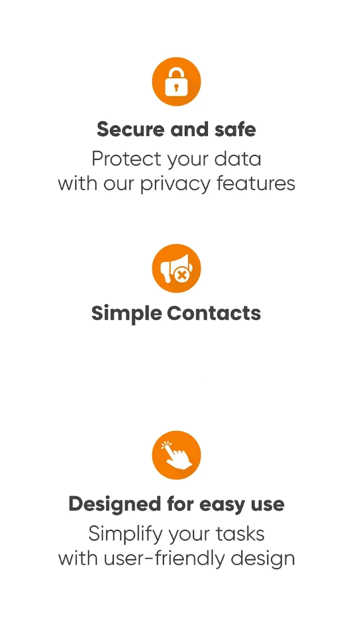 Simple Contacts Screenshot 1