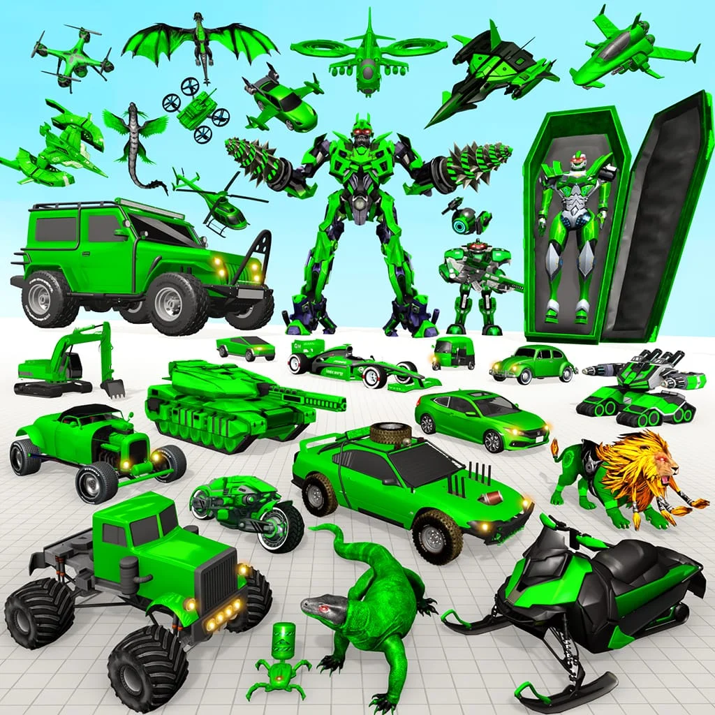 Air Robot Game - Flying Robot Screenshot 1