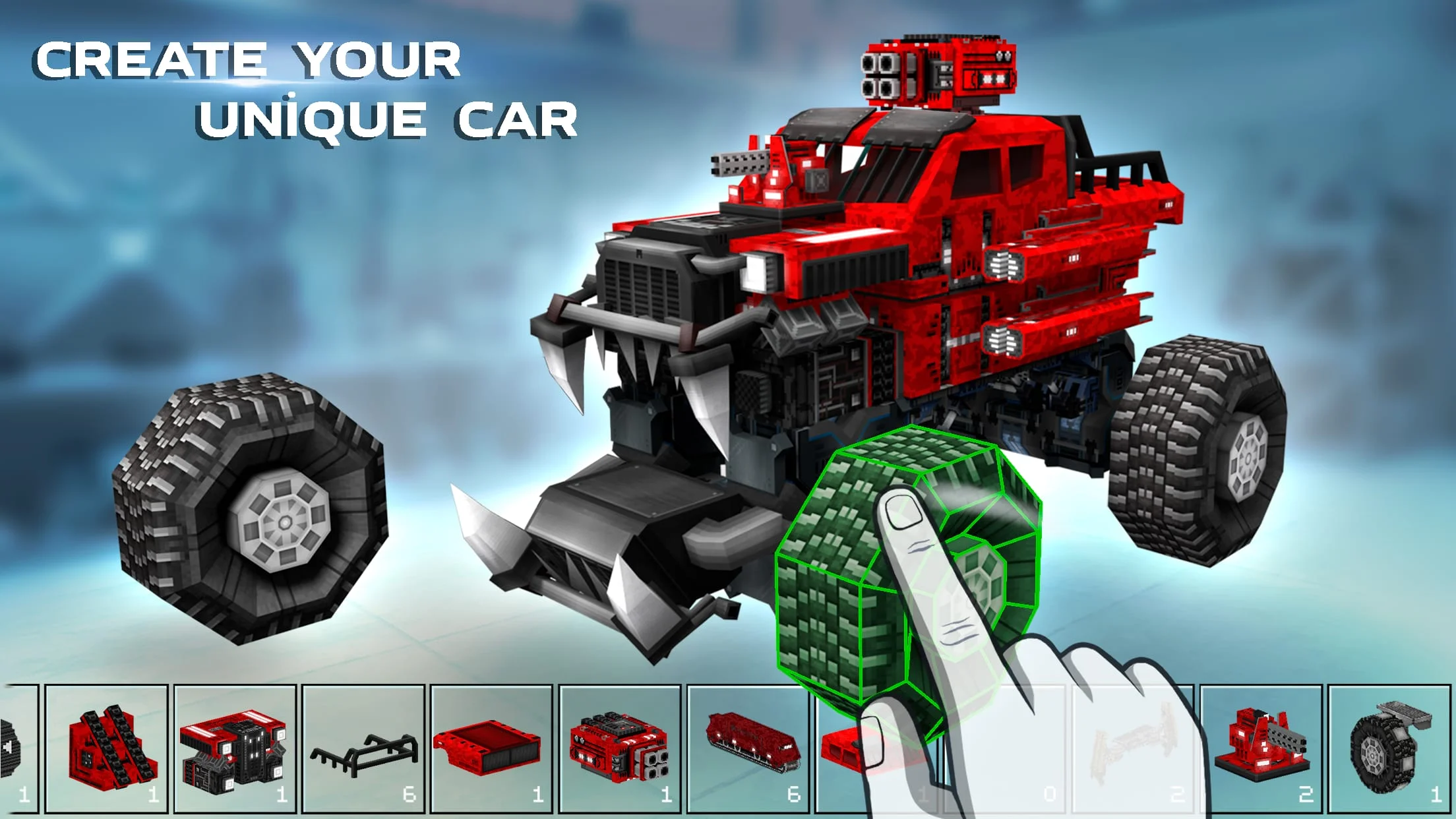 Blocky Cars online games Screenshot 1