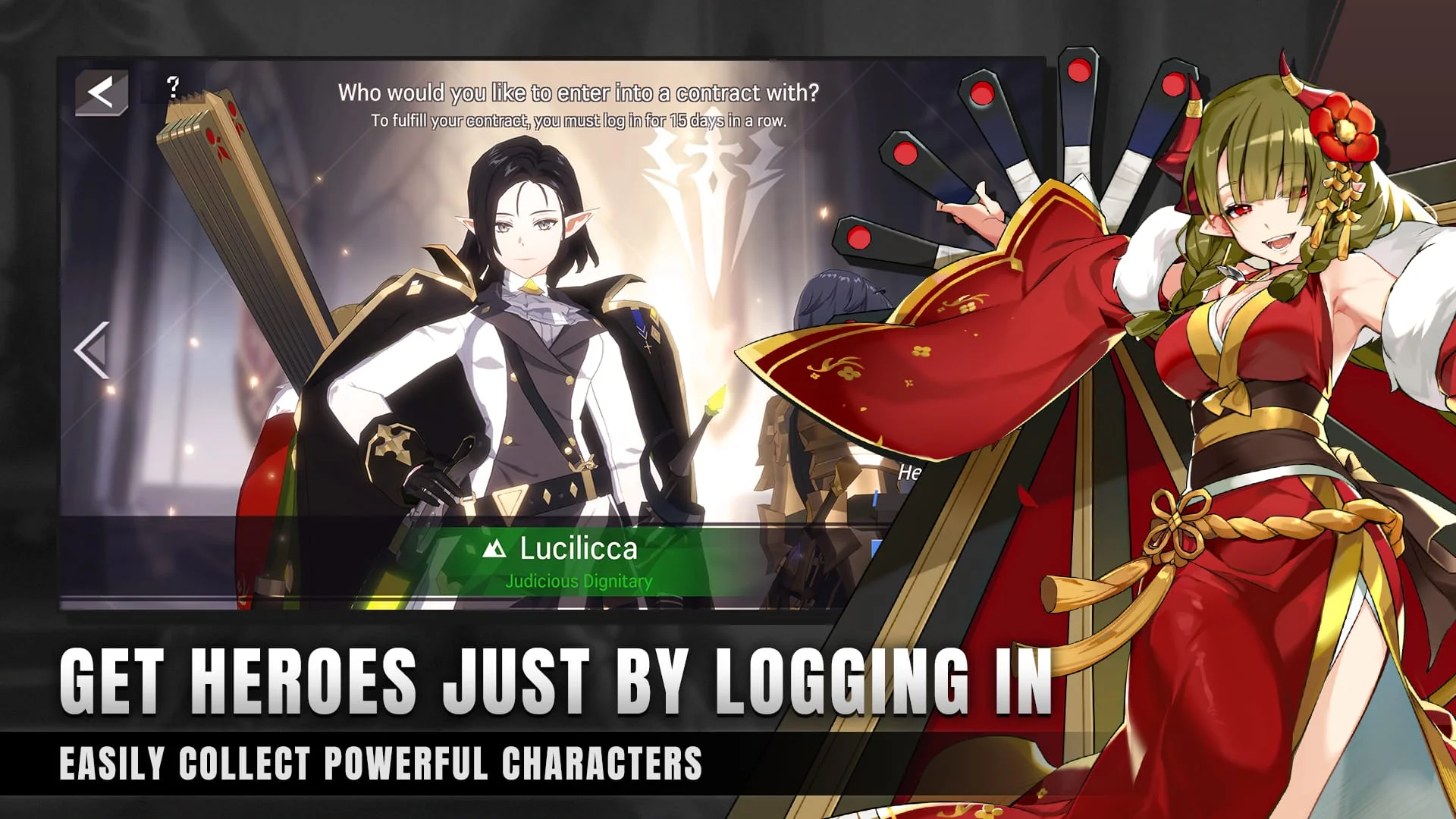 Lord of Heroes: anime games Screenshot 2